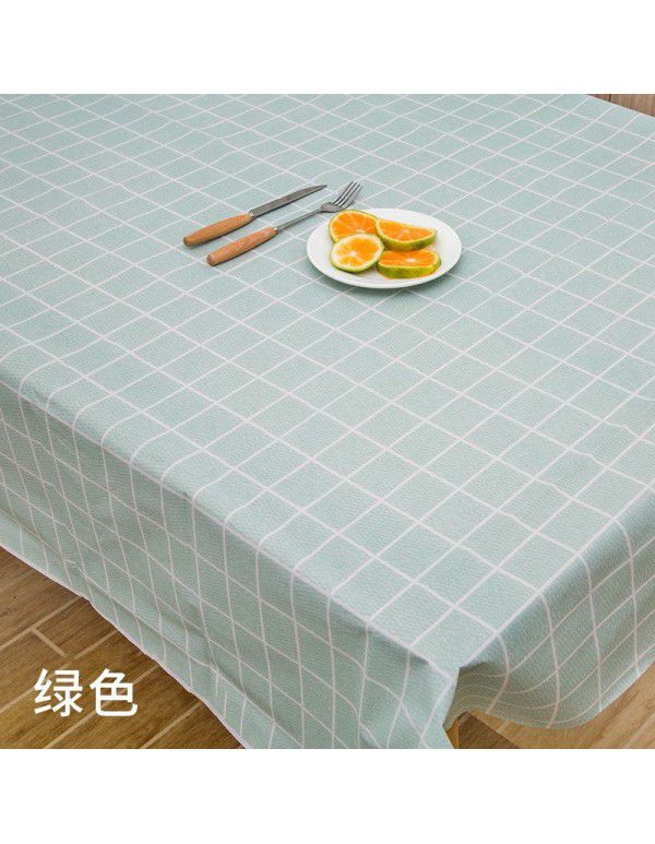 Nordic tablecloth household waterproof oil proof disposable PVC net red tablecloth desk ins student tea table mat t 