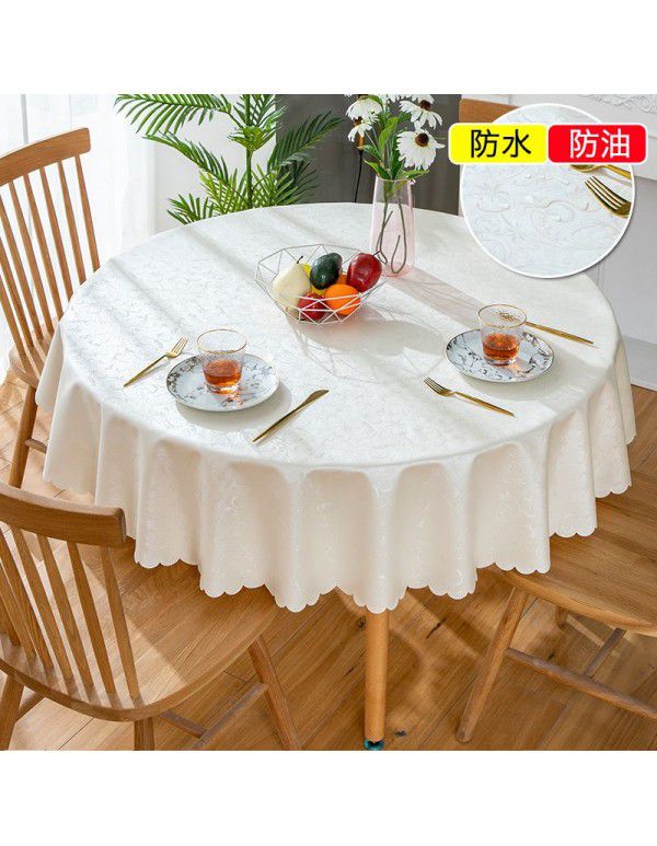 European style waterproof, oil proof, hot proof and wash free tablecloth 