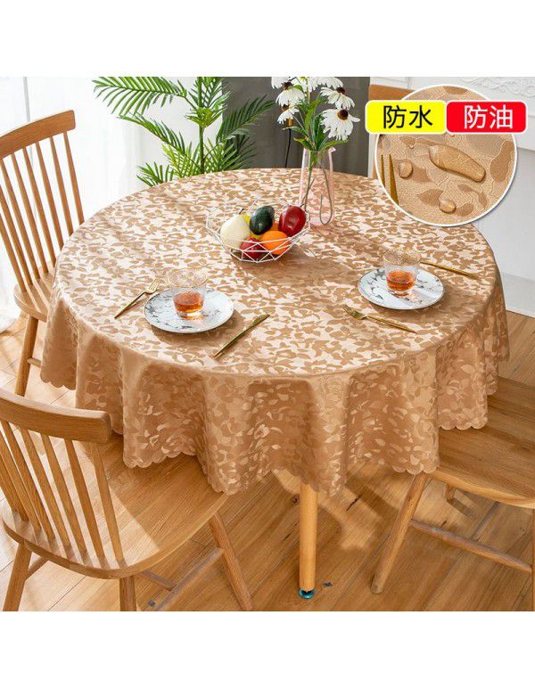 European style waterproof, oil proof, hot proof and wash free tablecloth 