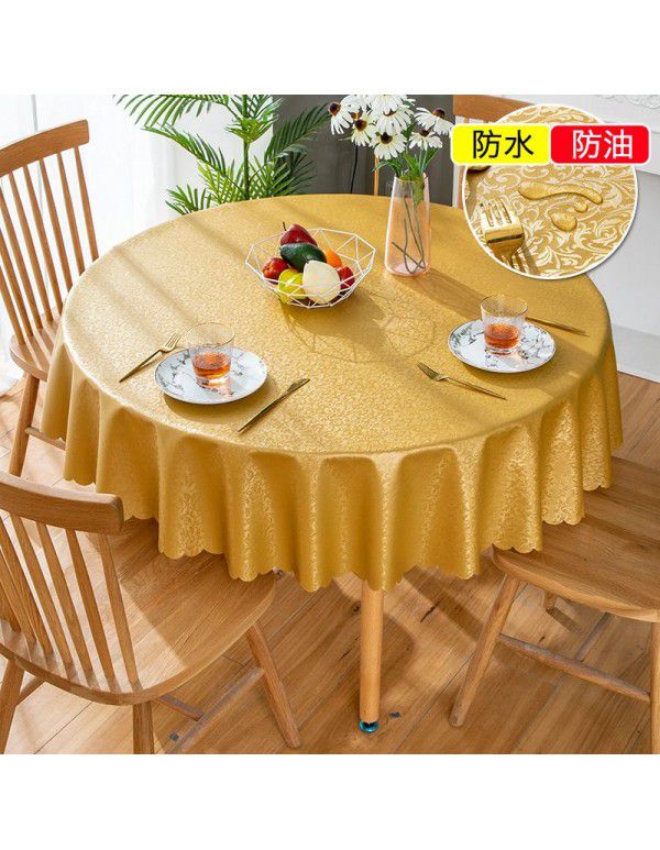 European style waterproof, oil proof, hot proof and wash free tablecloth 