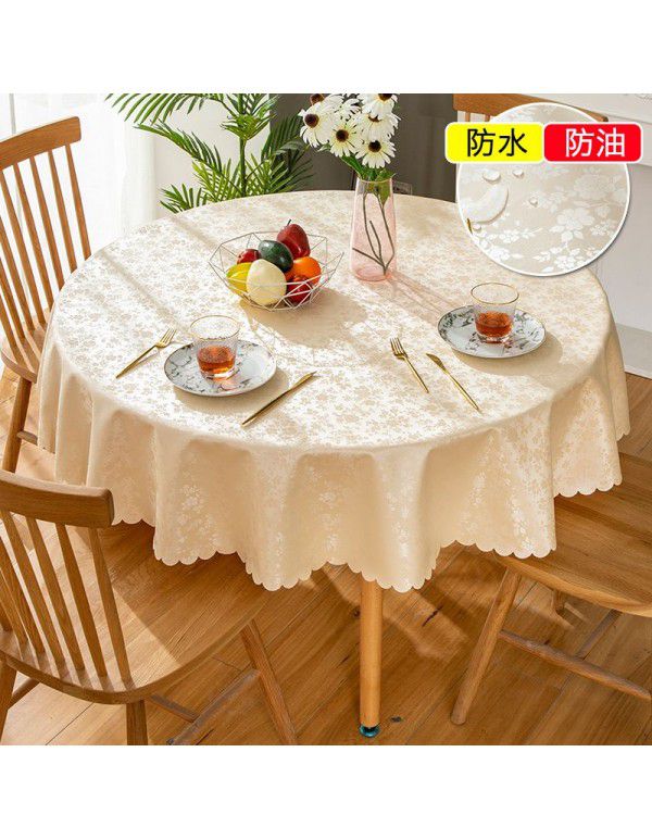 European style waterproof, oil proof, hot proof and wash free tablecloth 