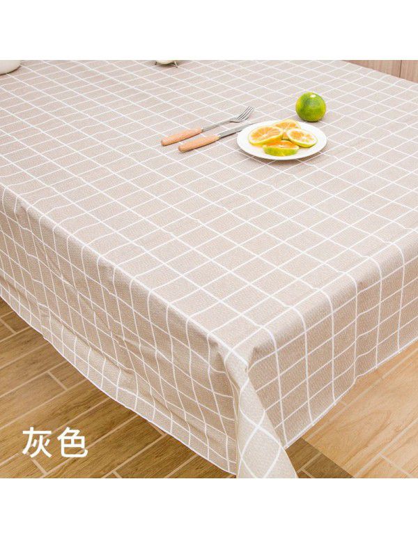 Nordic tablecloth household waterproof oil proof disposable PVC net red tablecloth desk ins student tea table mat t 