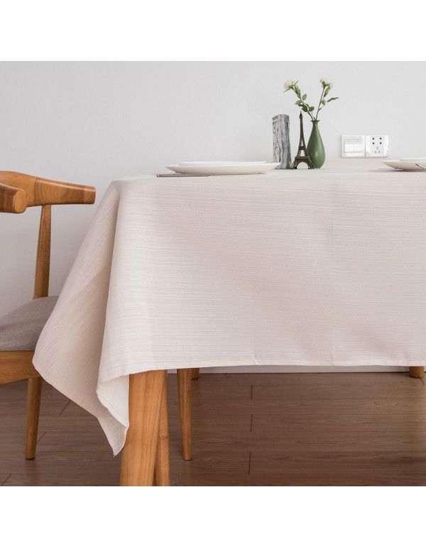  popular polyester bar cloth waterproof thickened household dining table cloth wash free dust-proof tea table cloth factory direct sales 