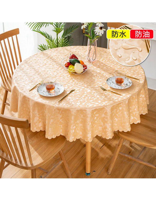 European style waterproof, oil proof, hot proof and wash free tablecloth 