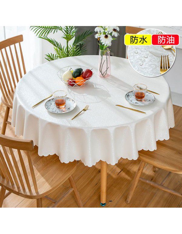 European style waterproof, oil proof, hot proof and wash free tablecloth 