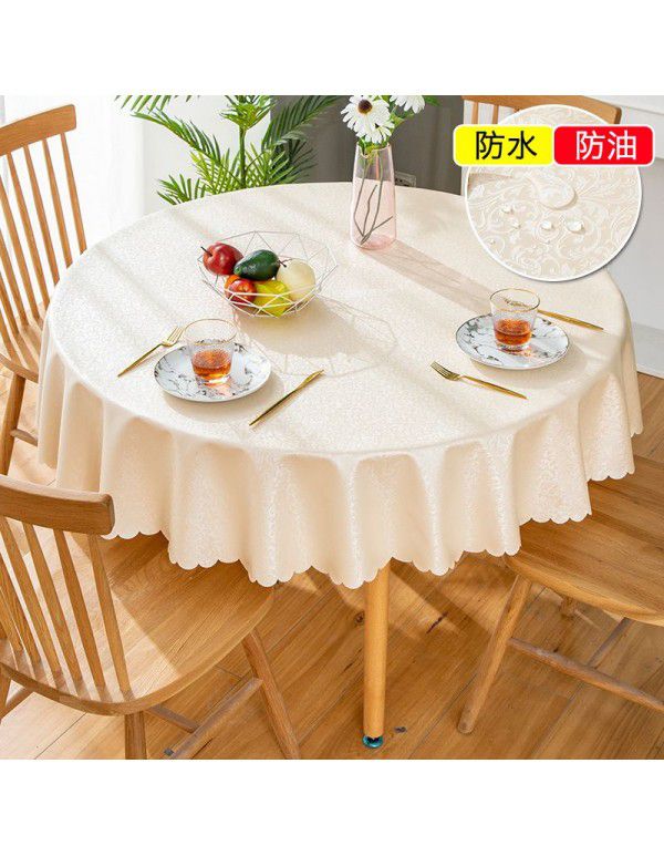 European style waterproof, oil proof, hot proof and wash free tablecloth 