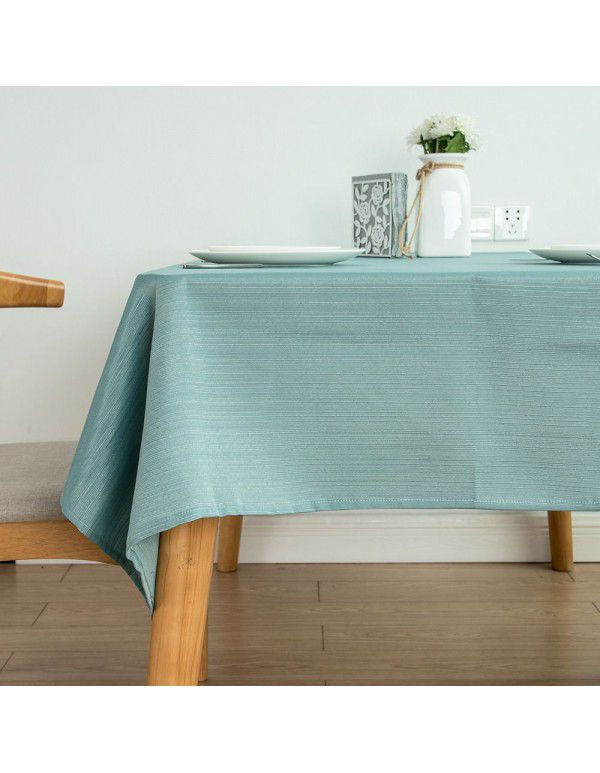  popular polyester bar cloth waterproof thickened household dining table cloth wash free dust-proof tea table cloth factory direct sales 