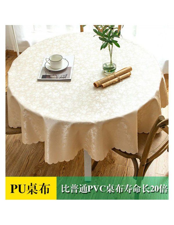 European style waterproof, oil proof, hot proof and wash free tablecloth 