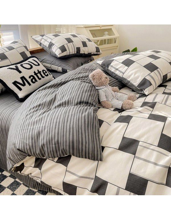 100% cotton quilt cover single bed product set 100% cotton winter quilt single quilt cover 150x200x230 children double