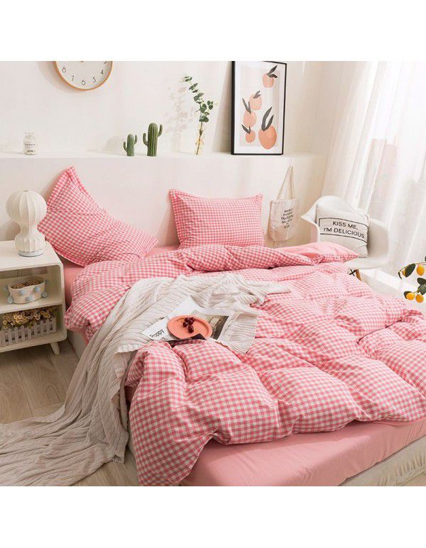 100% cotton quilt cover, one piece thickened 150x200x230 single person 1.5m quilt cover, 180cm quilt sheet