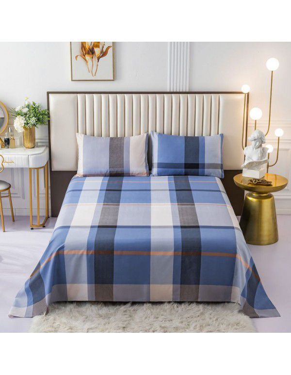 Pure cotton bedspread printing small and fresh 12868 skin friendly comfortable single and double bed cotton bedspread sold directly by manufacturers