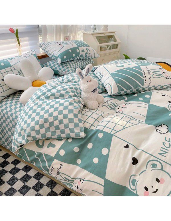 100% cotton quilt cover single bed product set 100% cotton winter quilt single quilt cover 150x200x230 children double