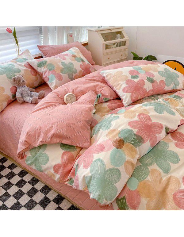 100% cotton quilt cover single bed product set 100% cotton winter quilt single quilt cover 150x200x230 children double