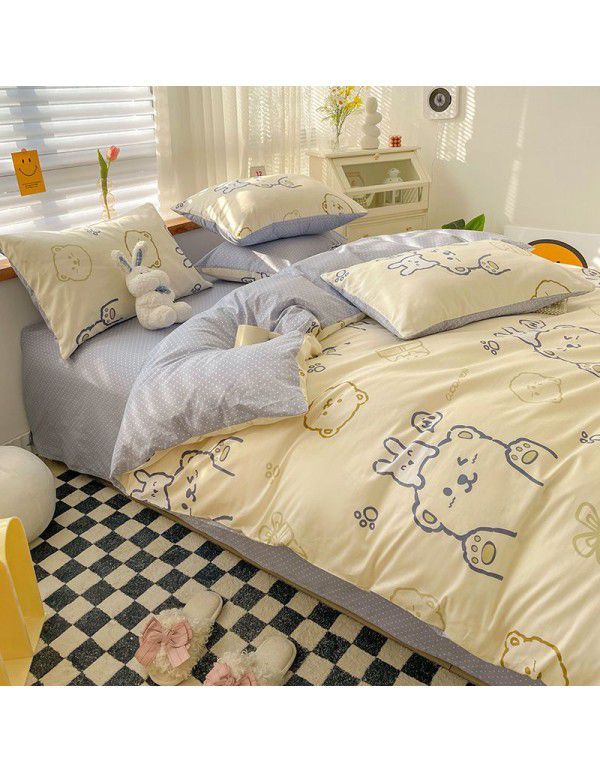 100% cotton quilt cover single bed product set 100% cotton winter quilt single quilt cover 150x200x230 children double