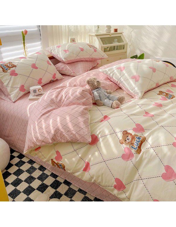 100% cotton quilt cover single bed product set 100% cotton winter quilt single quilt cover 150x200x230 children double