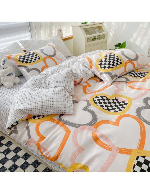 100% cotton quilt cover single bed product set 100% cotton winter quilt single quilt cover 150x200x230 children double