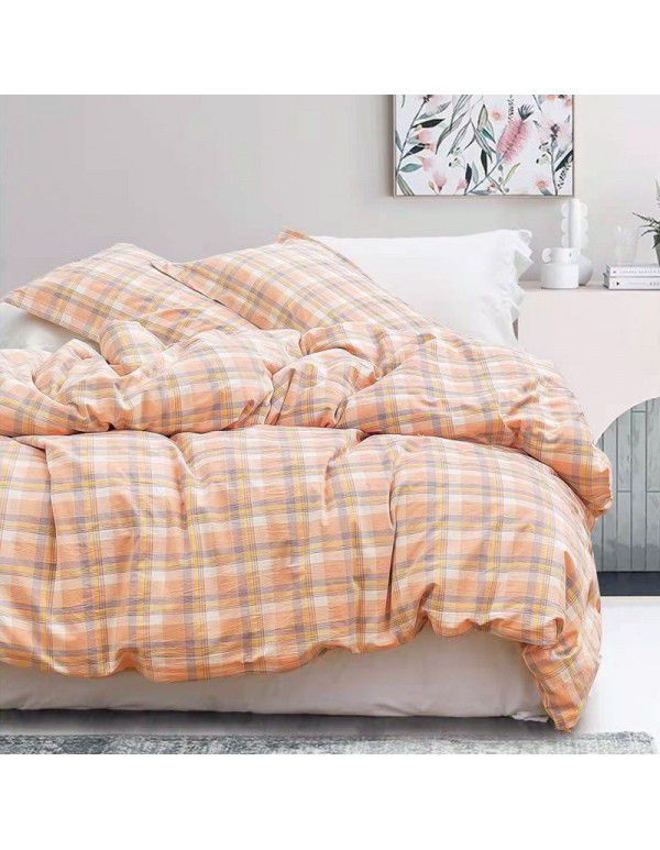 100% cotton quilt cover, one piece thickened 150x200x230 single person 1.5m quilt cover, 180cm quilt sheet