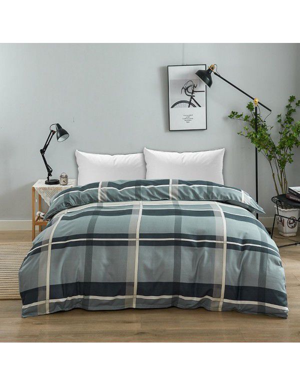 One replacement bedding sheet, quilt cover, thickened, brushed bed sheet, winter warm four piece set, physical supermarket wholesale