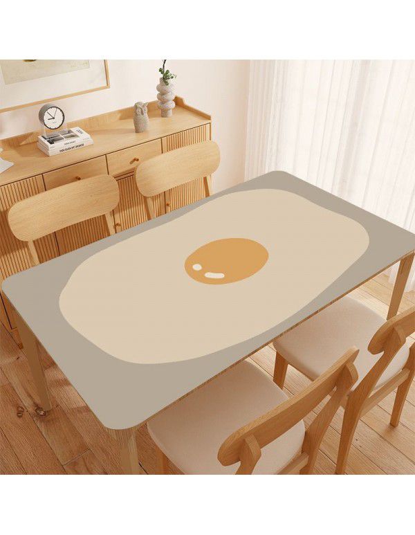 Student table mat pvc waterproof and anti-skid tablecloth dormitory writing desk desk tea table mat wash free girl heart wholesale