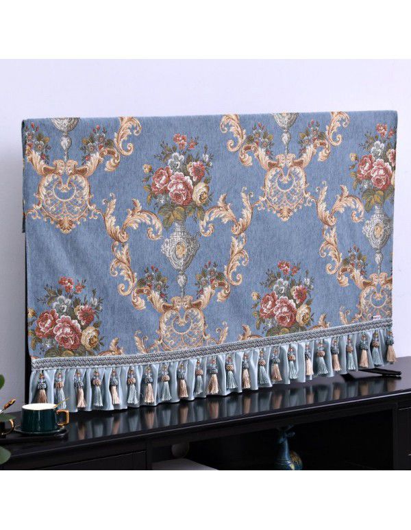 European style TV cabinet cover cloth, table cloth, rectangular tea table, living room, dust-proof cover, table cloth, table mat, shoe cabinet cloth