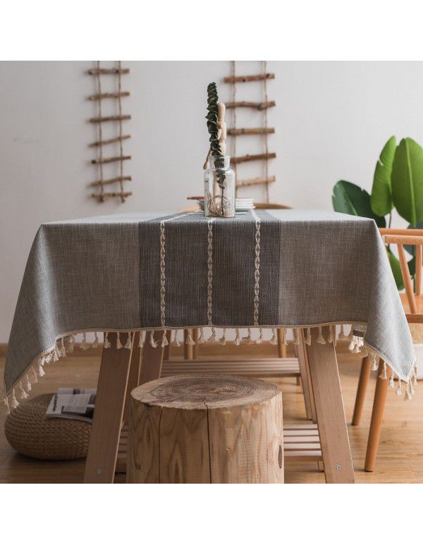 Table Cloth Wholesale Nordic ins Cotton Linen Cloth Home Table Cloth Party Table Cloth Table Cloth Cover