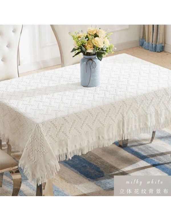 Napkins, tablecloths, small squares, thick rectangular table mats, bedside table covers, round tables, cream tea tables, cross-border