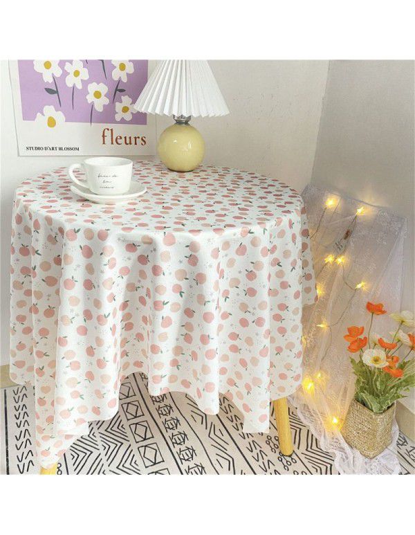 Floral cloth ins Korean simple hollowed out lace tablecloth with gauze tablecloth