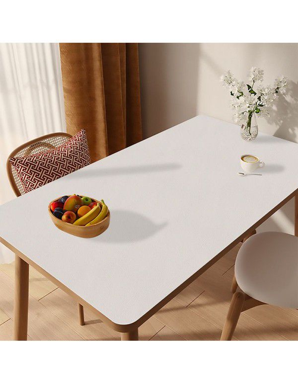 Simple ins wind table cloth waterproof, oil proof, washfree rectangular pvc table mat advanced sense table mat tea table mat desk mat