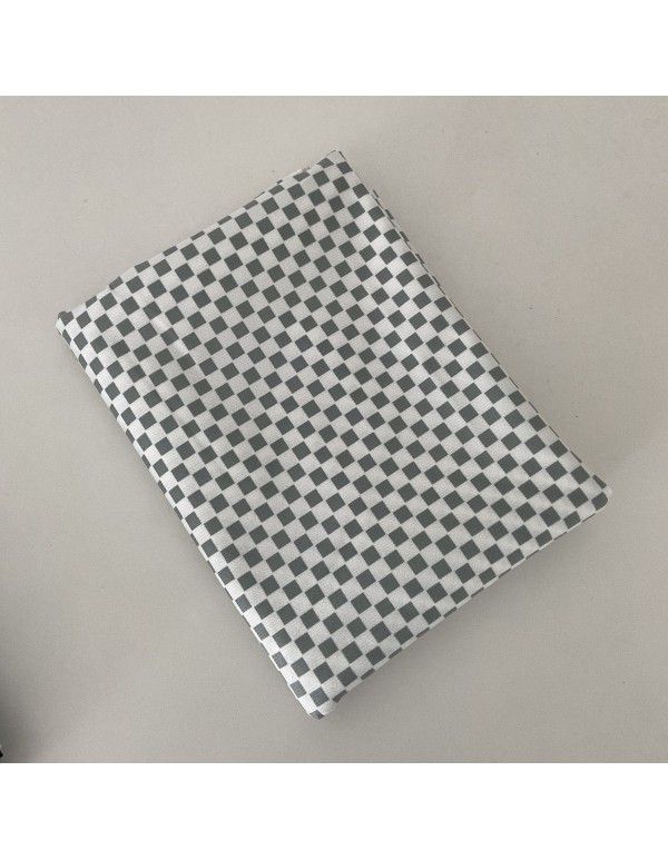 Ins net red black and white checkerboard color contrast tablecloth desk table furniture cafe home stay soft background cloth