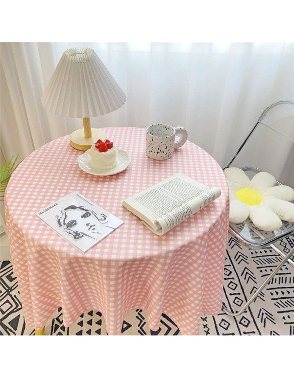 Floral cloth ins Korean simple hollowed out lace tablecloth with gauze tablecloth