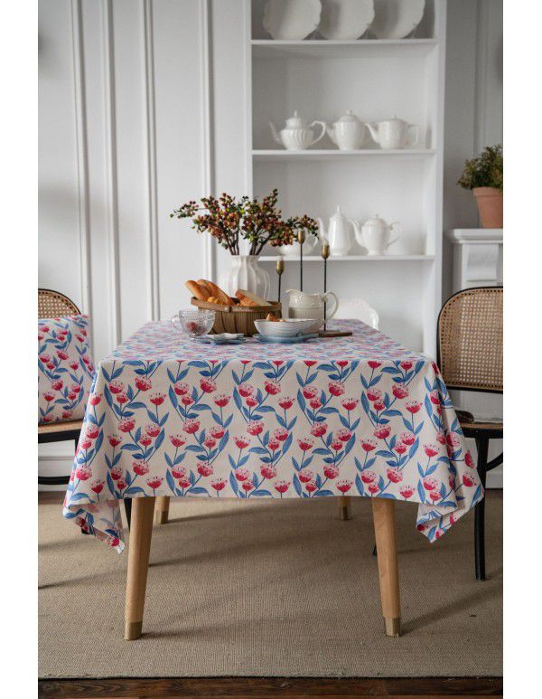 Yi man Qi Yun geometric multi color printing Bohemian living room household tablecloth printing tablecloth square table 