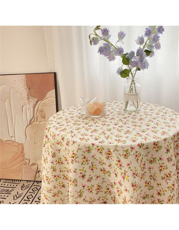 Ins Vintage Mesh Hollow out White Lace Table Cloth Portable Picnic Cloth Cover Cloth Picture Background Cloth Pastoral