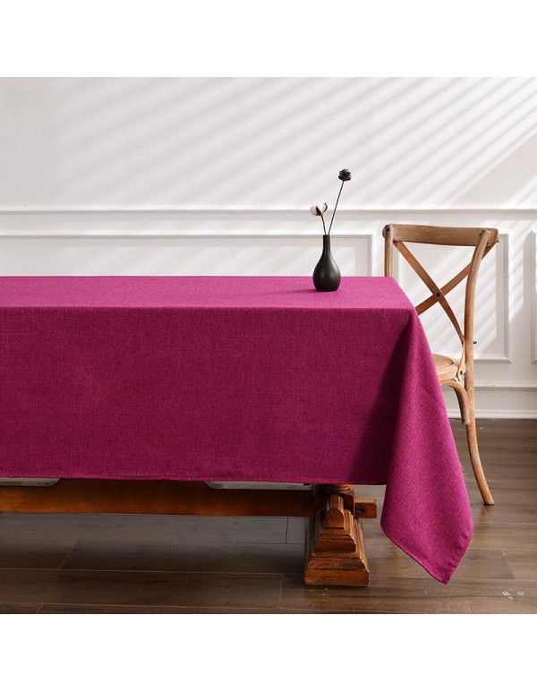 Ins Wind Home Table Cloth Waterproof and Oil proof Wholesale Amazon Thickened Free Cleaning Hotel Western Restaurant Tea Table Cloth