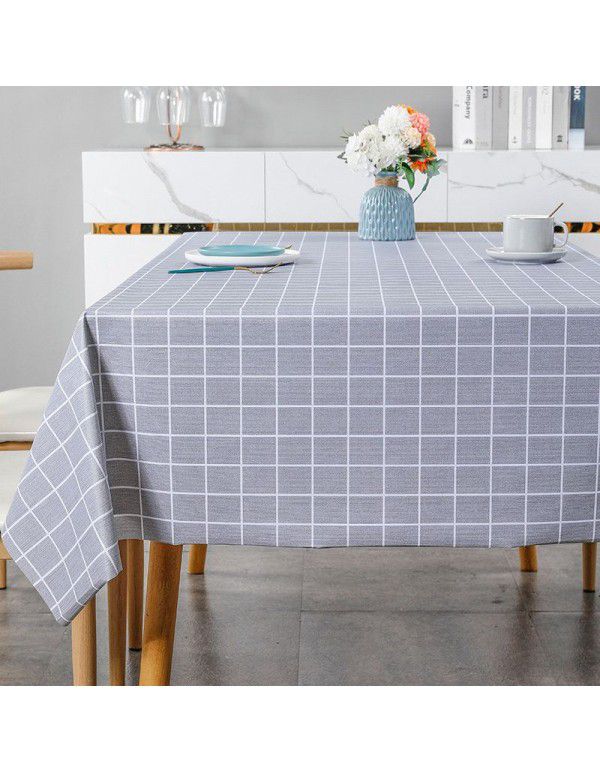 Checked cloth wind net red checkered tablecloth wash free table tea table round table cloth desk rectangular picnic wholesale hot