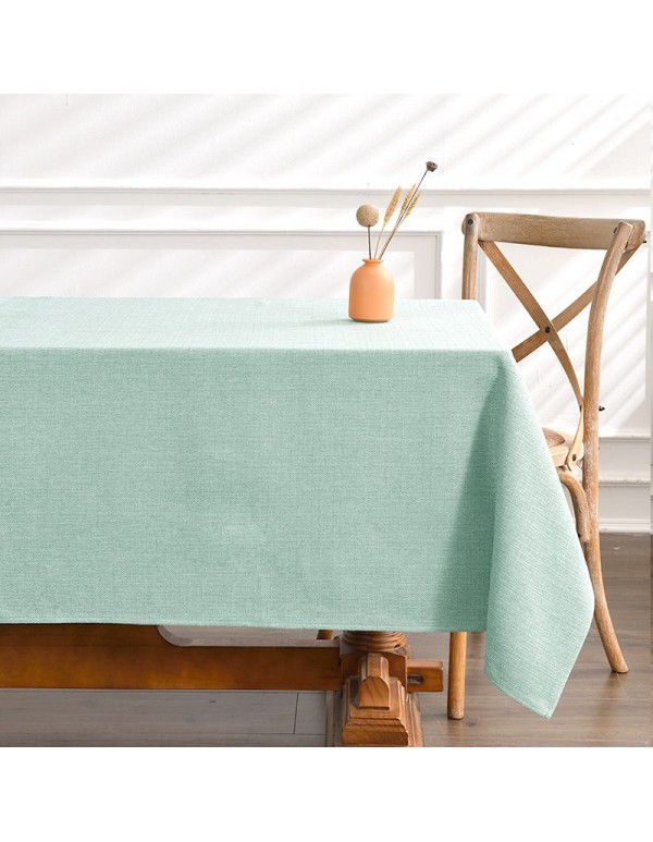 Ins Wind Home Table Cloth Waterproof and Oil proof Wholesale Amazon Thickened Free Cleaning Hotel Western Restaurant Tea Table Cloth