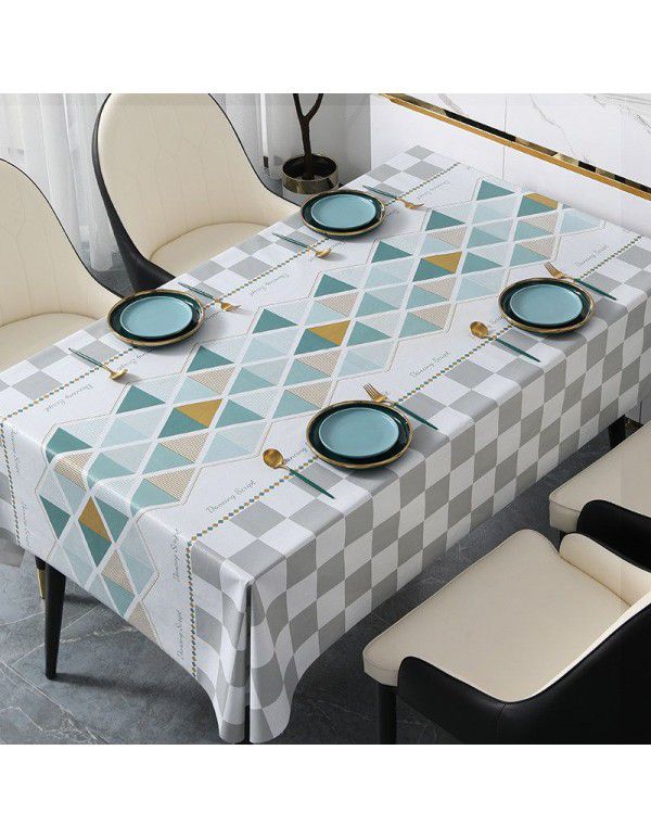 Checked cloth wind net red checkered tablecloth wash free table tea table round table cloth desk rectangular picnic wholesale hot