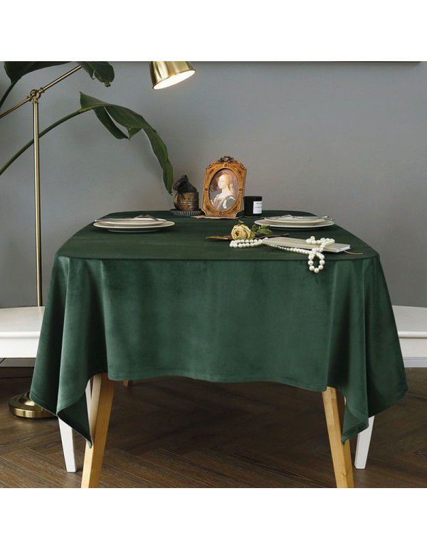 Avocado retro tablecloth light silk flannelette green tablecloth rectangular home table cloth tea table thickened