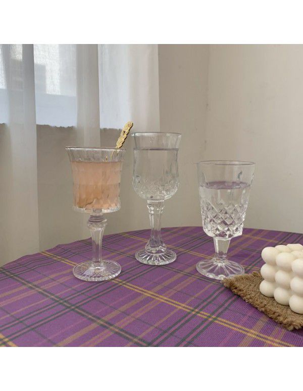 Ins The same Korean style fresh and plain plaid table cloth picnic mat vintage art tea table cloth photo prop cloth