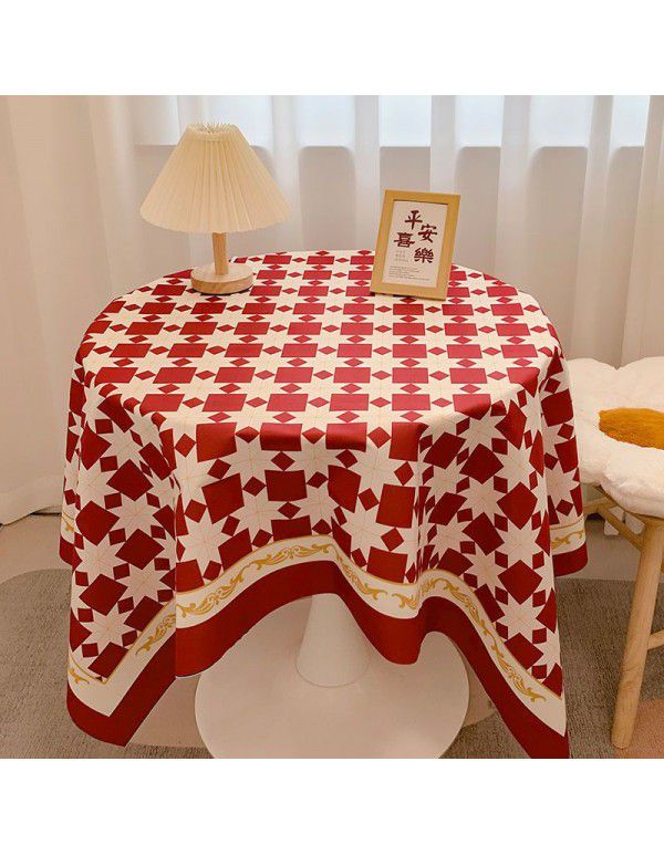 Nordic ins style table cloth, student dormitory, desk cloth, living room, table mat, tea table cloth, small and fresh