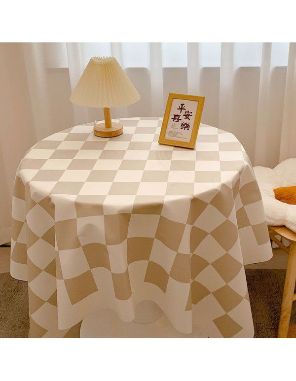 Nordic ins style table cloth, student dormitory, desk cloth, living room, table mat, tea table cloth, small and fresh