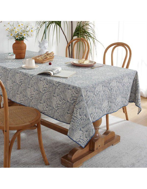 American pastoral floret polyester waterproof oil proof printed tablecloth, table cloth, table cloth, table cloth, one piece of towel