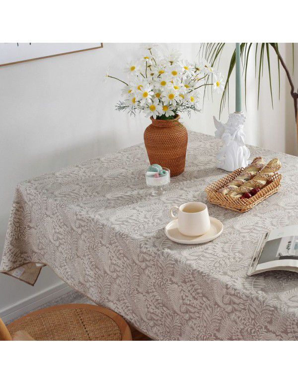 American pastoral floret polyester waterproof oil proof printed tablecloth, table cloth, table cloth, table cloth, one piece of towel