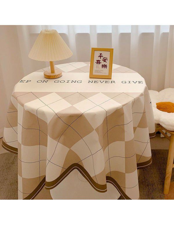 Nordic ins style table cloth, student dormitory, desk cloth, living room, table mat, tea table cloth, small and fresh