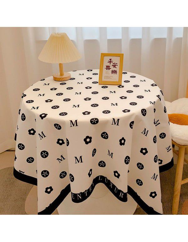 Nordic ins style table cloth, student dormitory, desk cloth, living room, table mat, tea table cloth, small and fresh