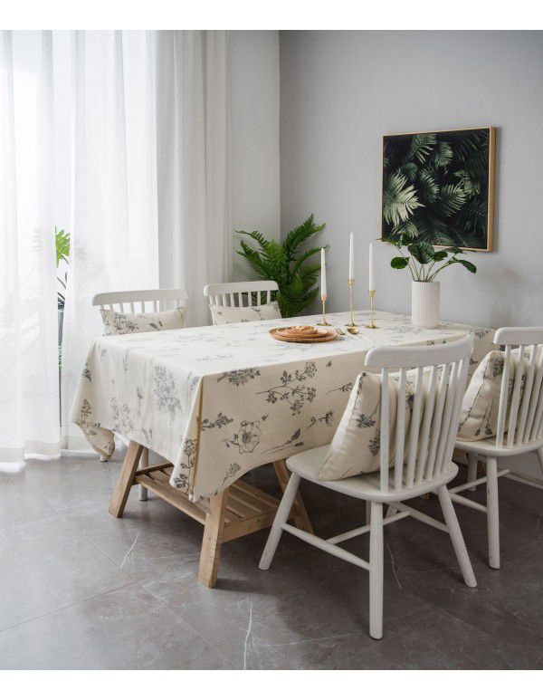 Yi man Qi Yun geometric multi color printing Bohemian living room household tablecloth printing tablecloth square table 