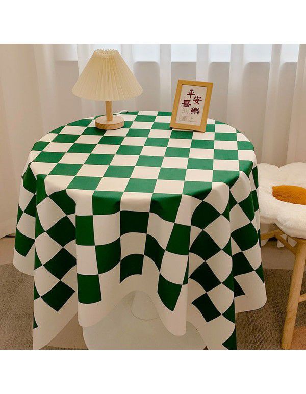 Nordic ins style table cloth, student dormitory, desk cloth, living room, table mat, tea table cloth, small and fresh