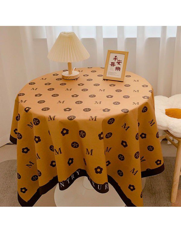 Nordic ins style table cloth, student dormitory, desk cloth, living room, table mat, tea table cloth, small and fresh