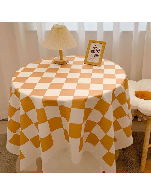 Nordic ins style table cloth, student dormitory, desk cloth, living room, table mat, tea table cloth, small and fresh