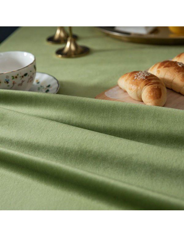 Avocado retro tablecloth light silk flannelette green tablecloth rectangular home table cloth tea table thickened