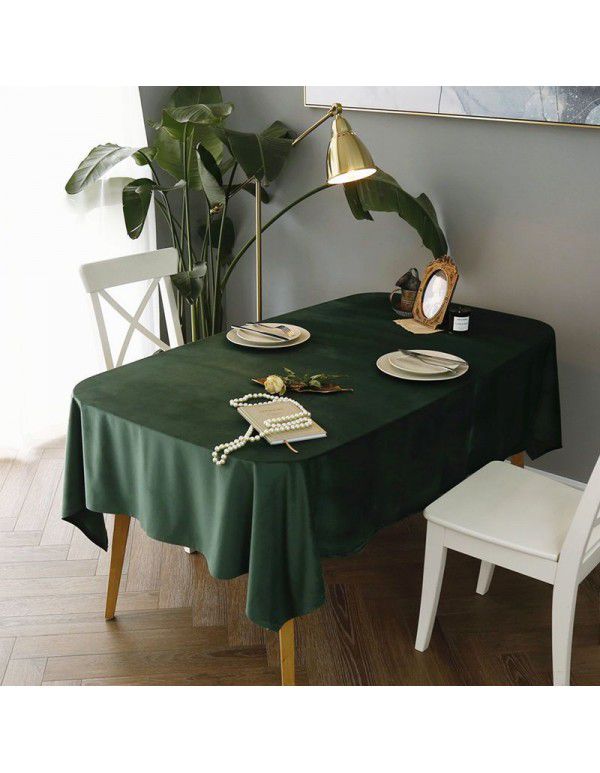 Avocado retro tablecloth light silk flannelette green tablecloth rectangular home table cloth tea table thickened